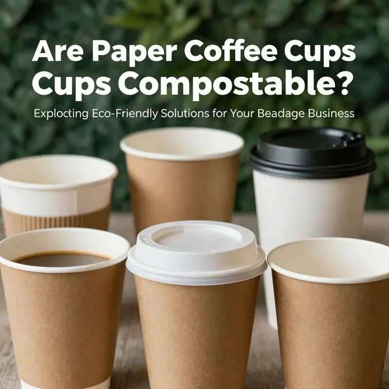 An educational overview of various materials used in paper coffee cups and their compostability.