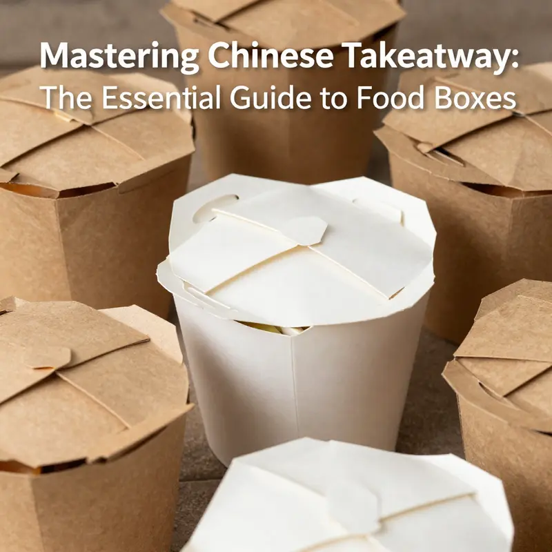 Emphasizing the variety of eco-friendly paper takeaway boxes available for diverse cuisines.
