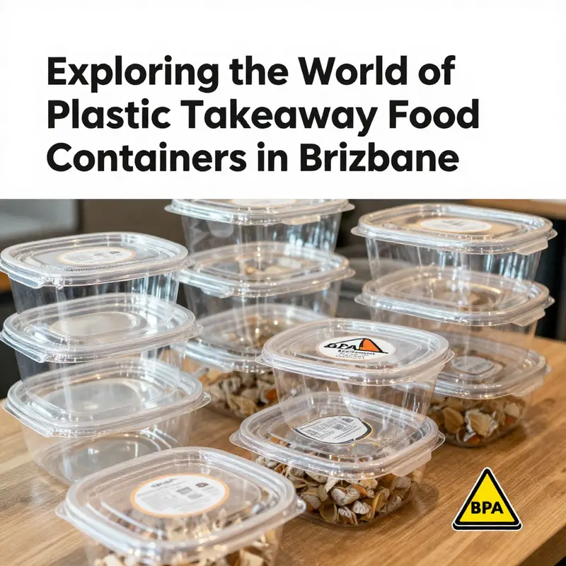 Showcasing the diverse applications of HDPE food containers in Brisbane’s bustling food market.