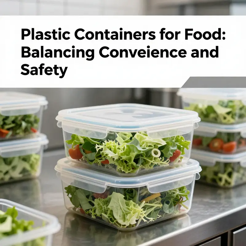 Understanding safety considerations while storing food in plastic containers.