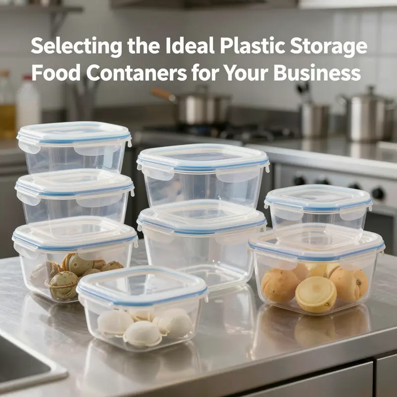 Quality plastic food containers made from safe materials ensuring food safety.