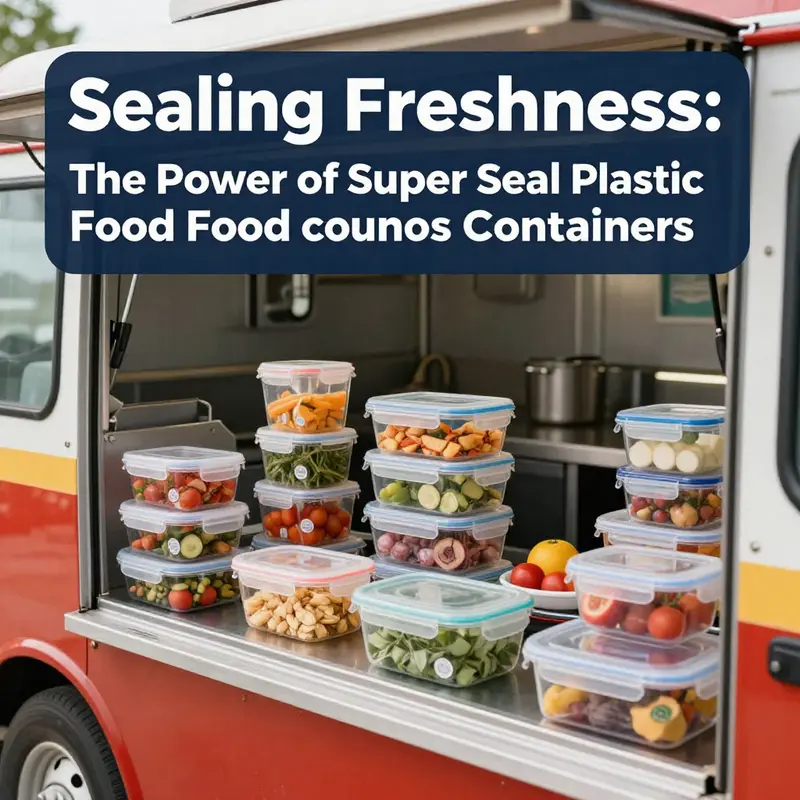 Detailing the durable and food-safe materials used in Super Seal containers.