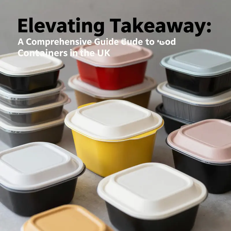An array of high-quality takeaway food containers highlighting durability and design.