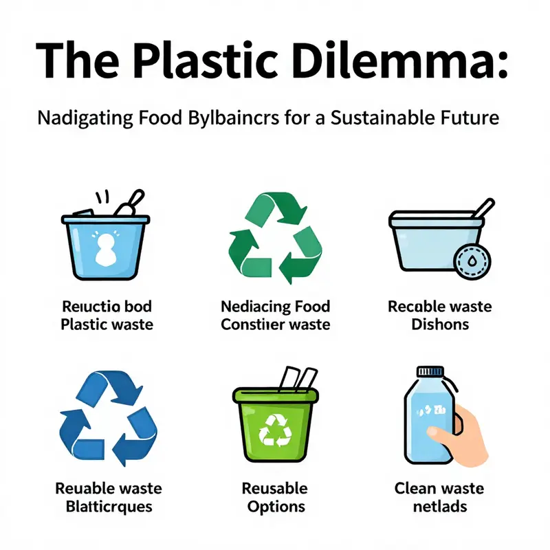 The stark contrast between plastic waste and natural ecosystems highlights the environmental issues caused by plastic food containers.