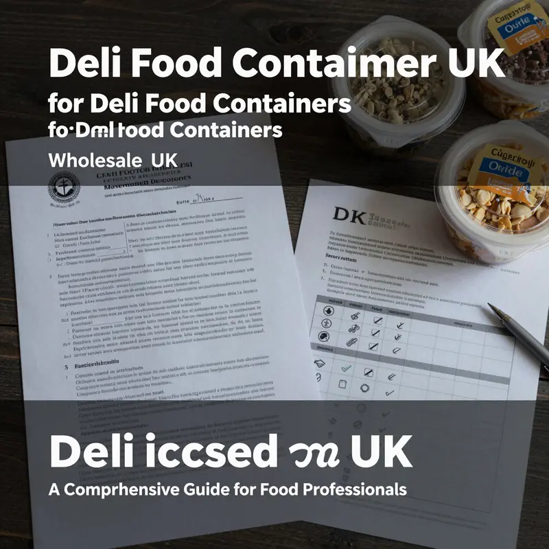 A variety of deli food containers available from trusted suppliers in the UK, highlighting versatility and supplier branding.