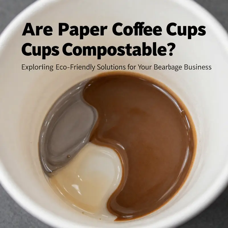An educational overview of various materials used in paper coffee cups and their compostability.