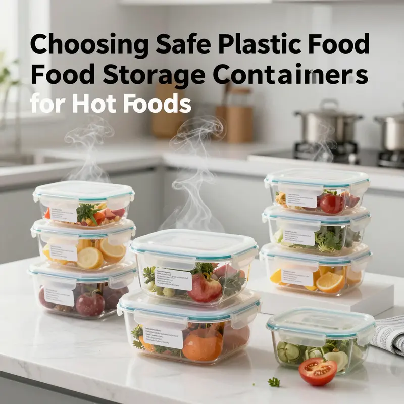 Proper labeling and safe storage practices are essential for hot food containers.