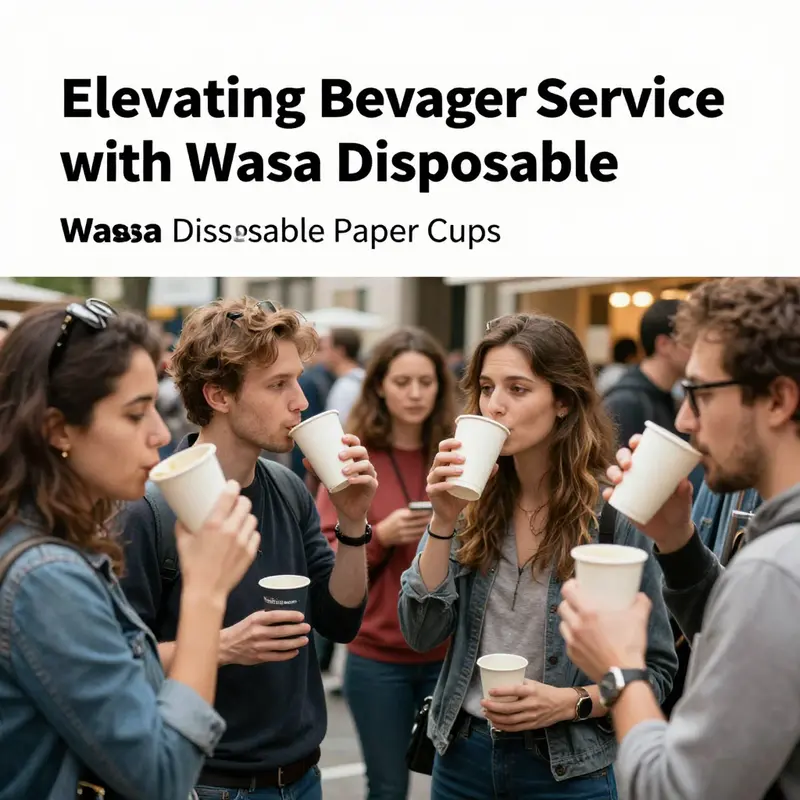 Wasa disposable paper cups are manufactured using high-quality materials, ensuring durability and effective liquid containment.