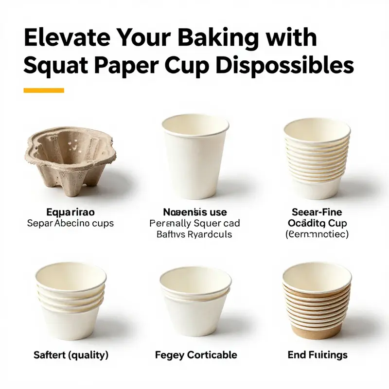 The innovative design of squat paper baking cups underlines their structural stability and efficiency in modern baking.