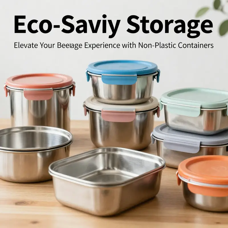 A display of various glass storage containers highlighting their aesthetic appeal and practical organization.