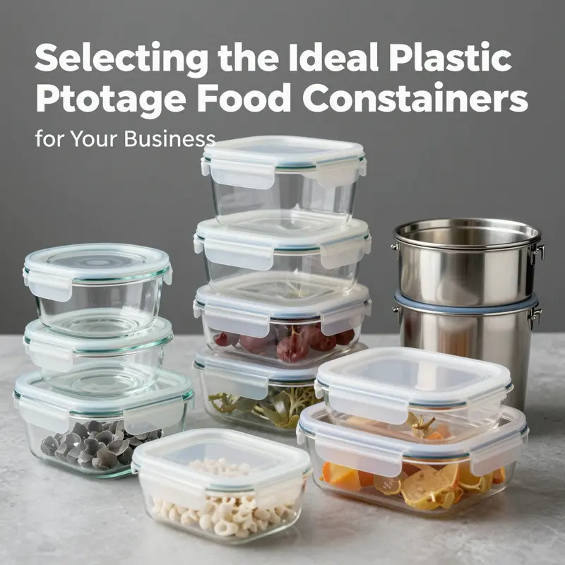 Quality plastic food containers made from safe materials ensuring food safety.