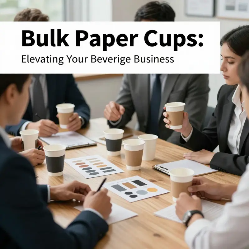 Professionals evaluate various bulk paper cup suppliers to find the best fit for their business.