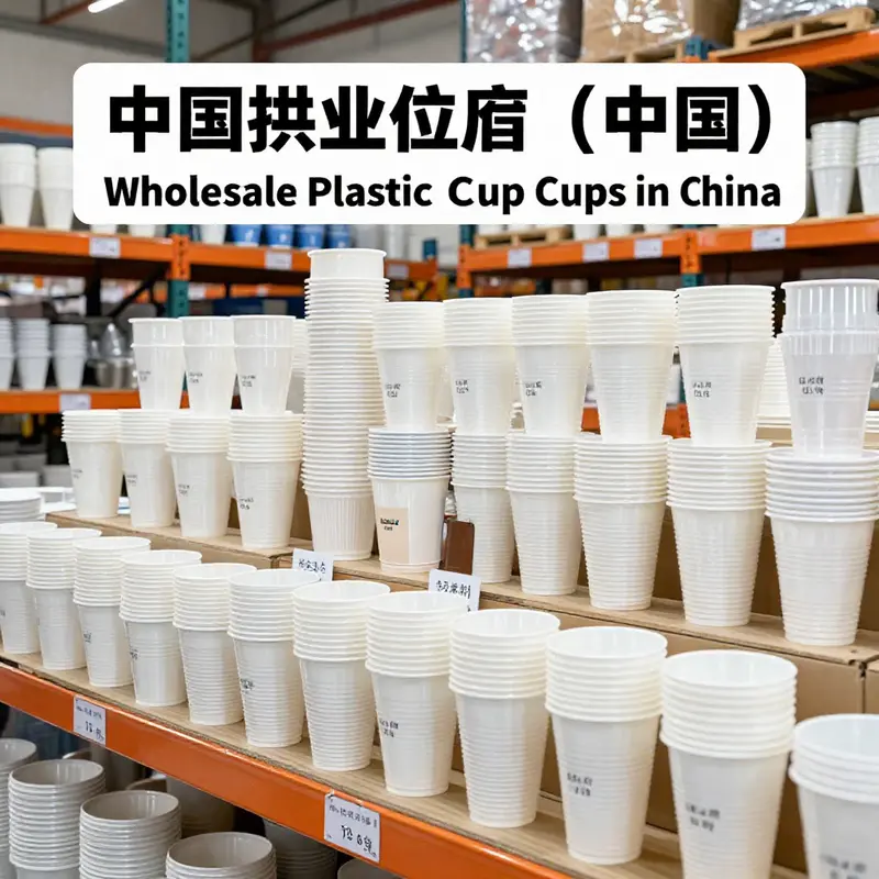 Diverse selection of wholesale plastic cups from key Chinese suppliers.