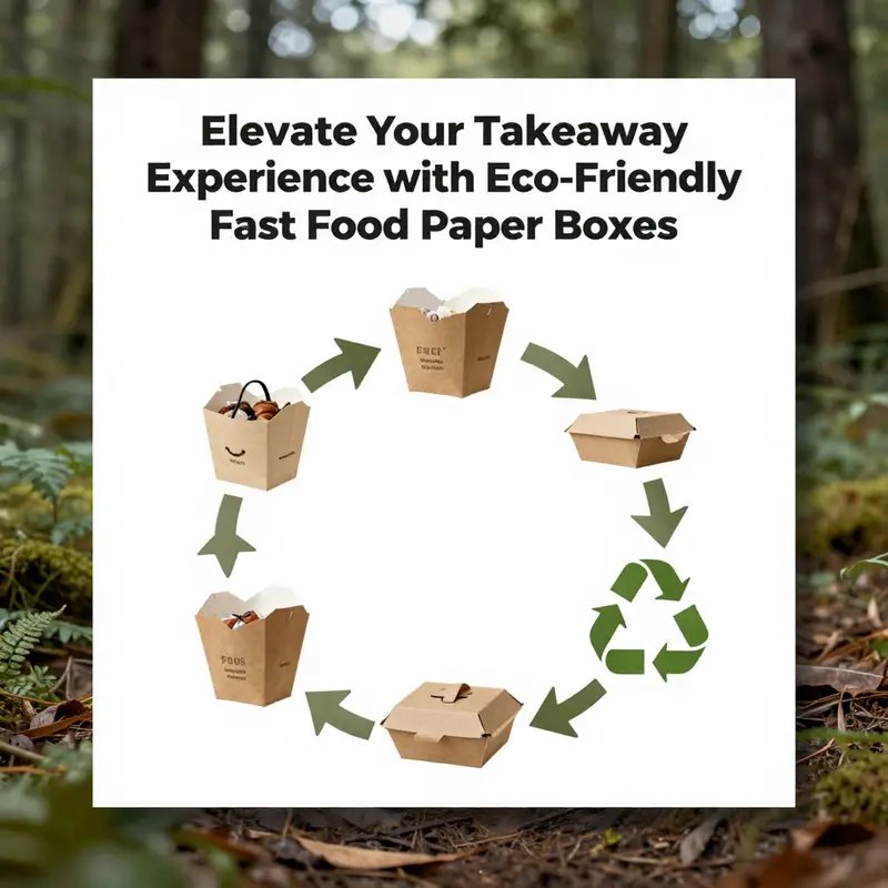 Innovative designs of fast food paper boxes engineered for optimal usability and customer satisfaction.