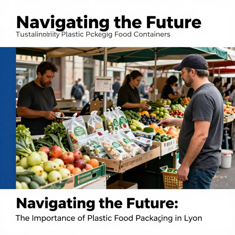 Diverse food items in plastic packaging that represent the vibrant food scene of Lyon.