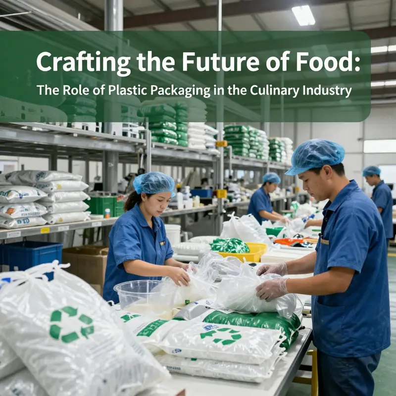 A glimpse into the advanced manufacturing techniques behind food packaging plastic bags production.