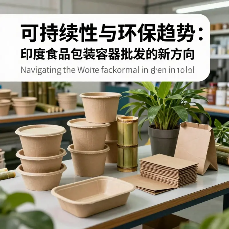 A variety of food packaging containers suitable for different culinary applications in India.