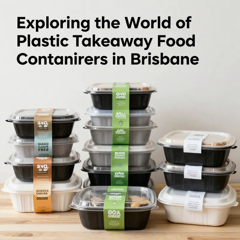 Showcasing the diverse applications of HDPE food containers in Brisbane’s bustling food market.
