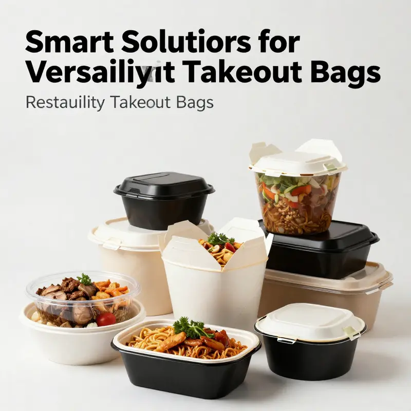 Insulated takeout bags ensuring food quality during delivery.