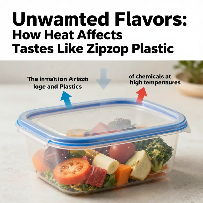 Aging and degraded Ziploc containers can release undesirable flavors into stored foods.