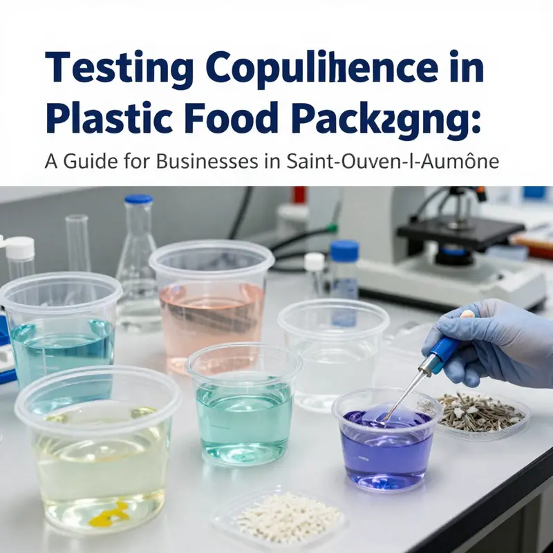 A testing lab focused on compliance for plastic food packaging in Saint-Ouen-l’Aumône.