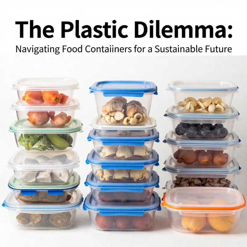 The stark contrast between plastic waste and natural ecosystems highlights the environmental issues caused by plastic food containers.