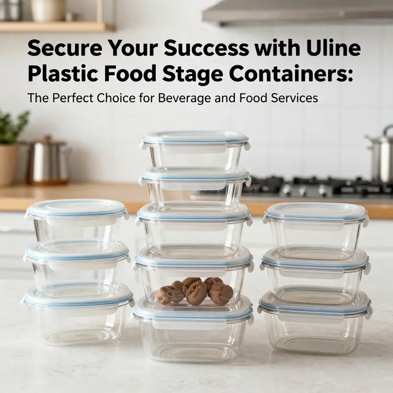 Uline plastic food storage containers made from durable, food-safe materials, ensuring safety for your culinary needs.