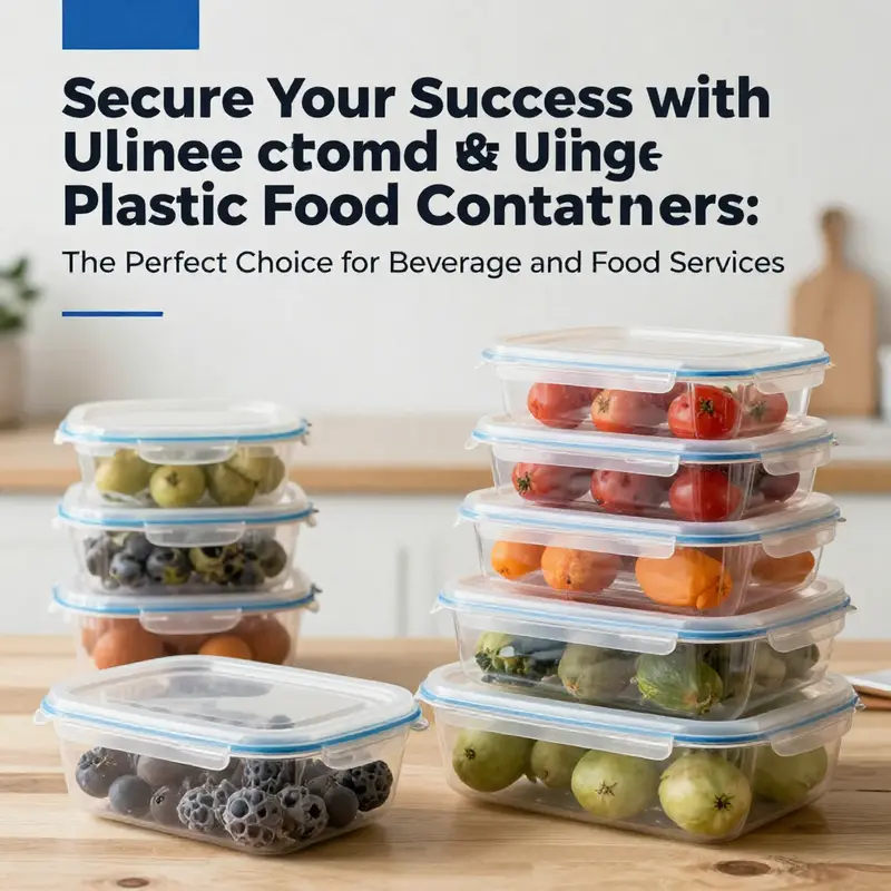 Uline plastic food storage containers made from durable, food-safe materials, ensuring safety for your culinary needs.