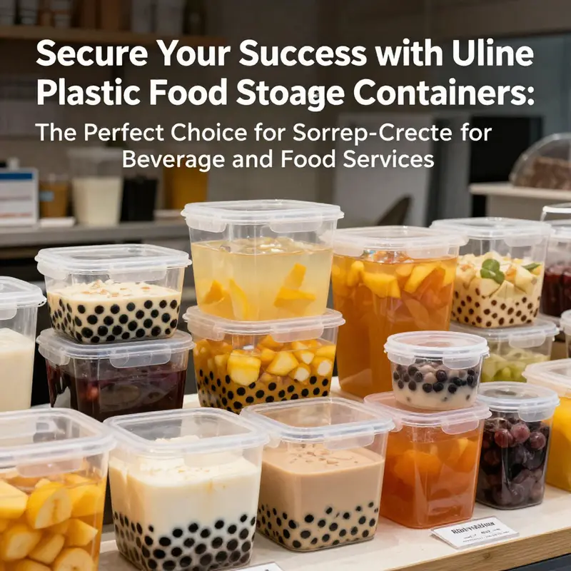 Uline plastic food storage containers made from durable, food-safe materials, ensuring safety for your culinary needs.