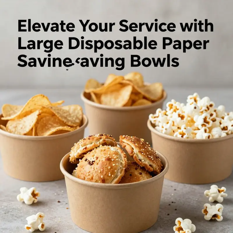 Coated paper bowls are ideal for sauces and moist foods, enhancing both presentation and functionality.