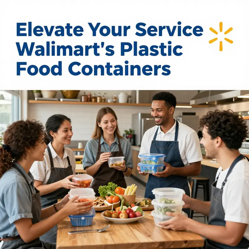 An array of Walmart’s plastic food containers, perfect for meal prep and storage.