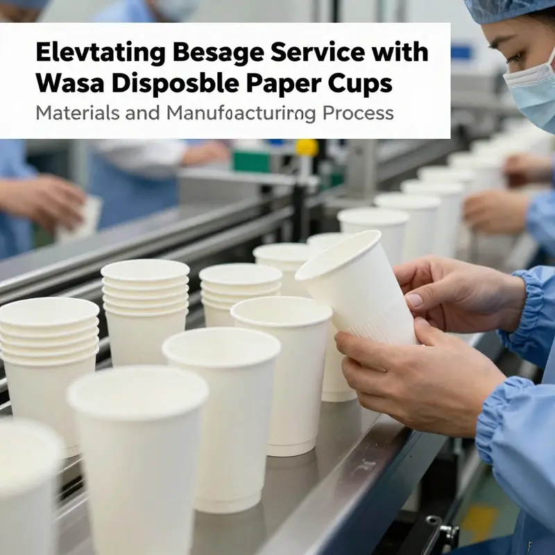Wasa disposable paper cups are manufactured using high-quality materials, ensuring durability and effective liquid containment.