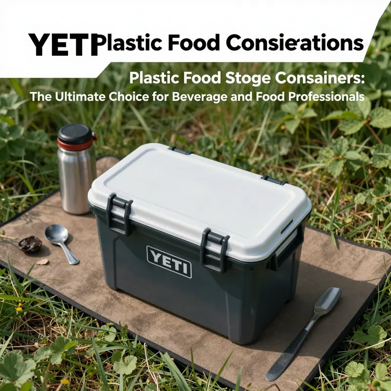 Highlighting the robust construction and premium materials of YETI food storage containers.