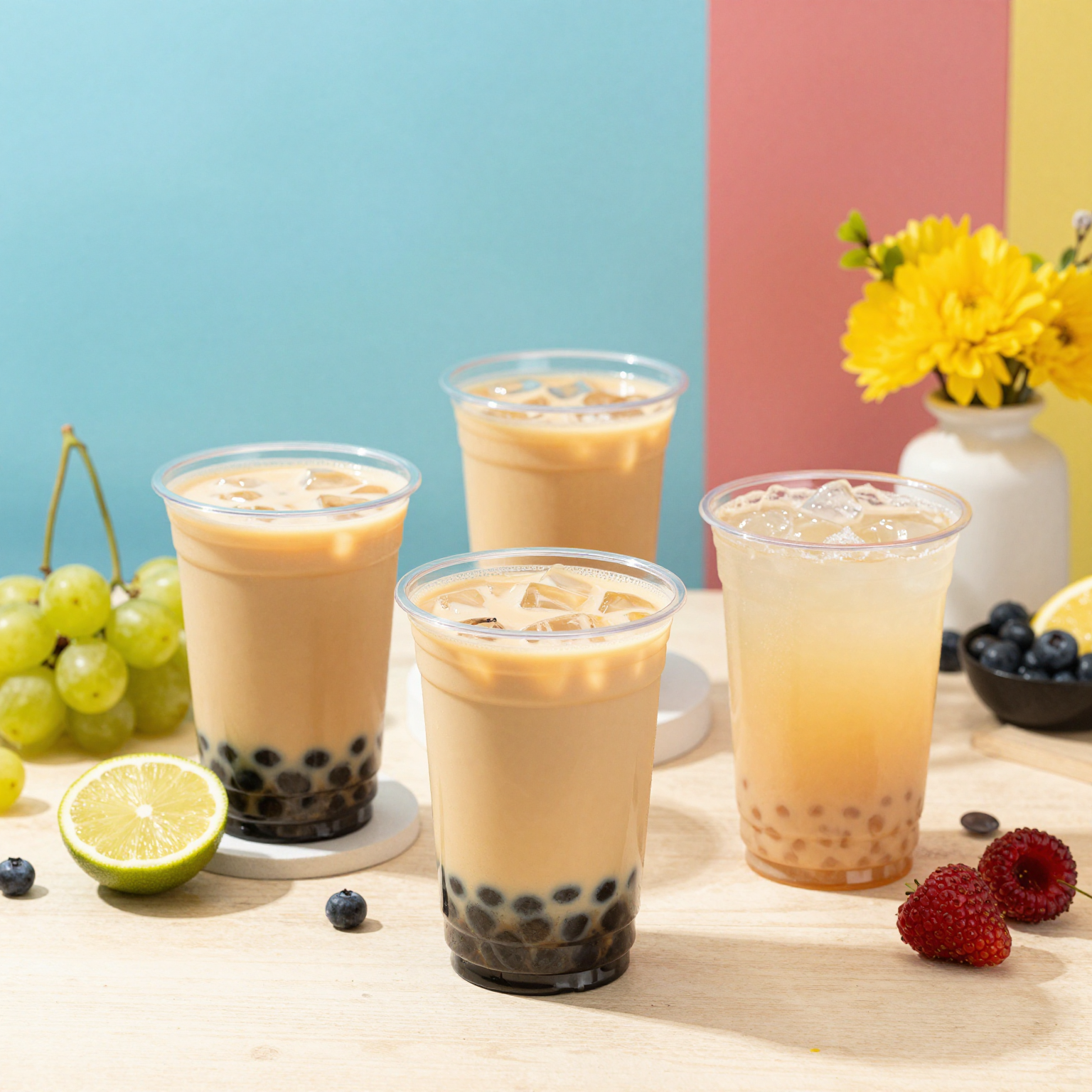 5 oz Clear Fluted Plastic Cup