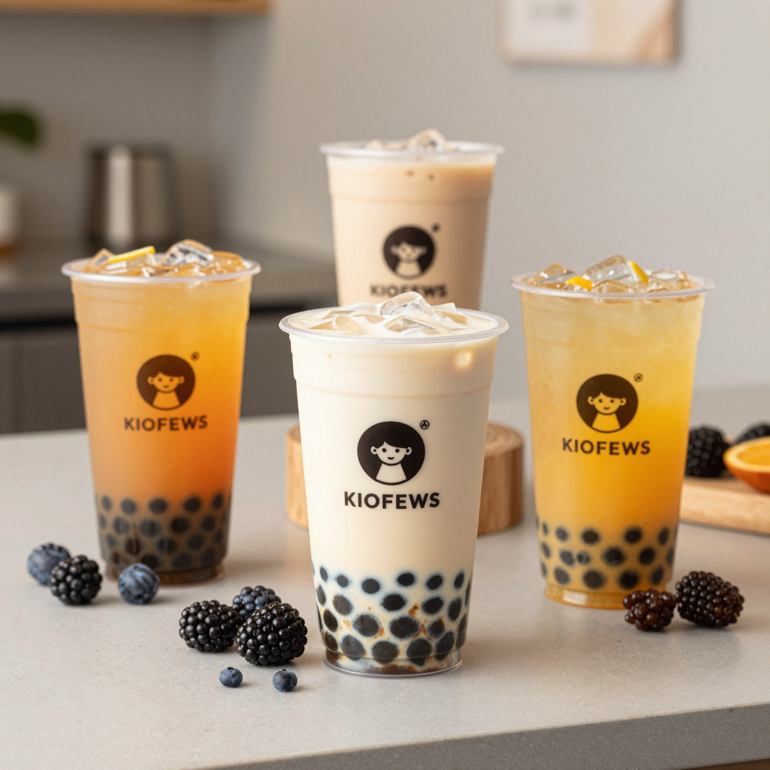 Bubble Tea Shop with PLA Cups