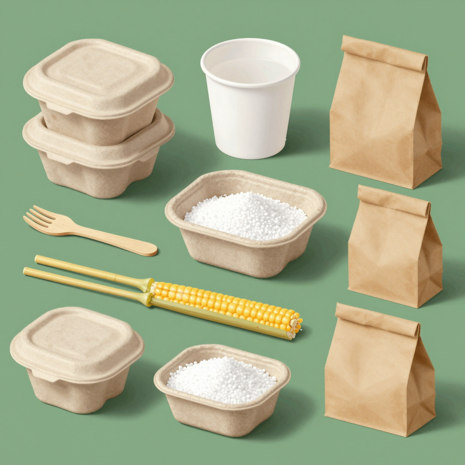 Biodegradable Materials for Food Packaging