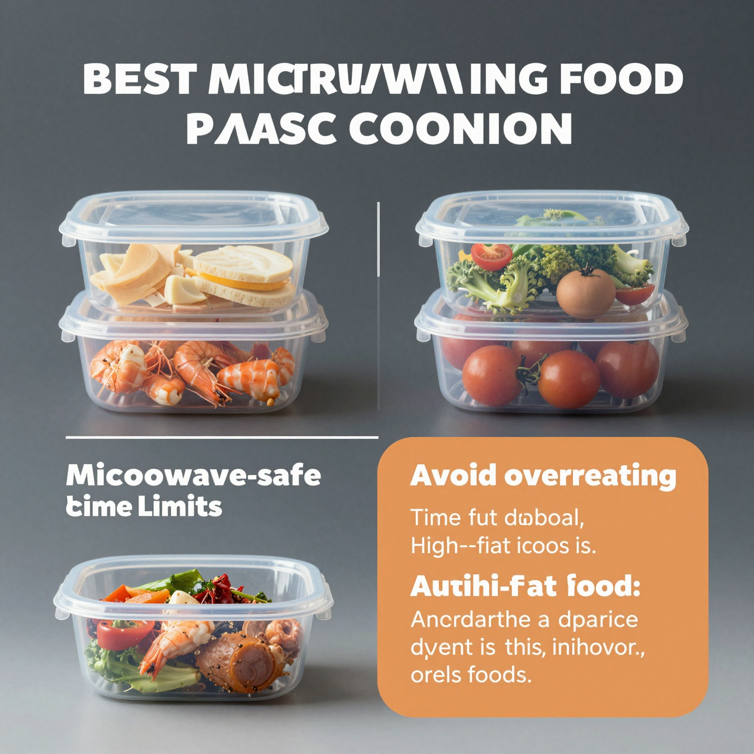 Best practices for microwaving food in plastic containers