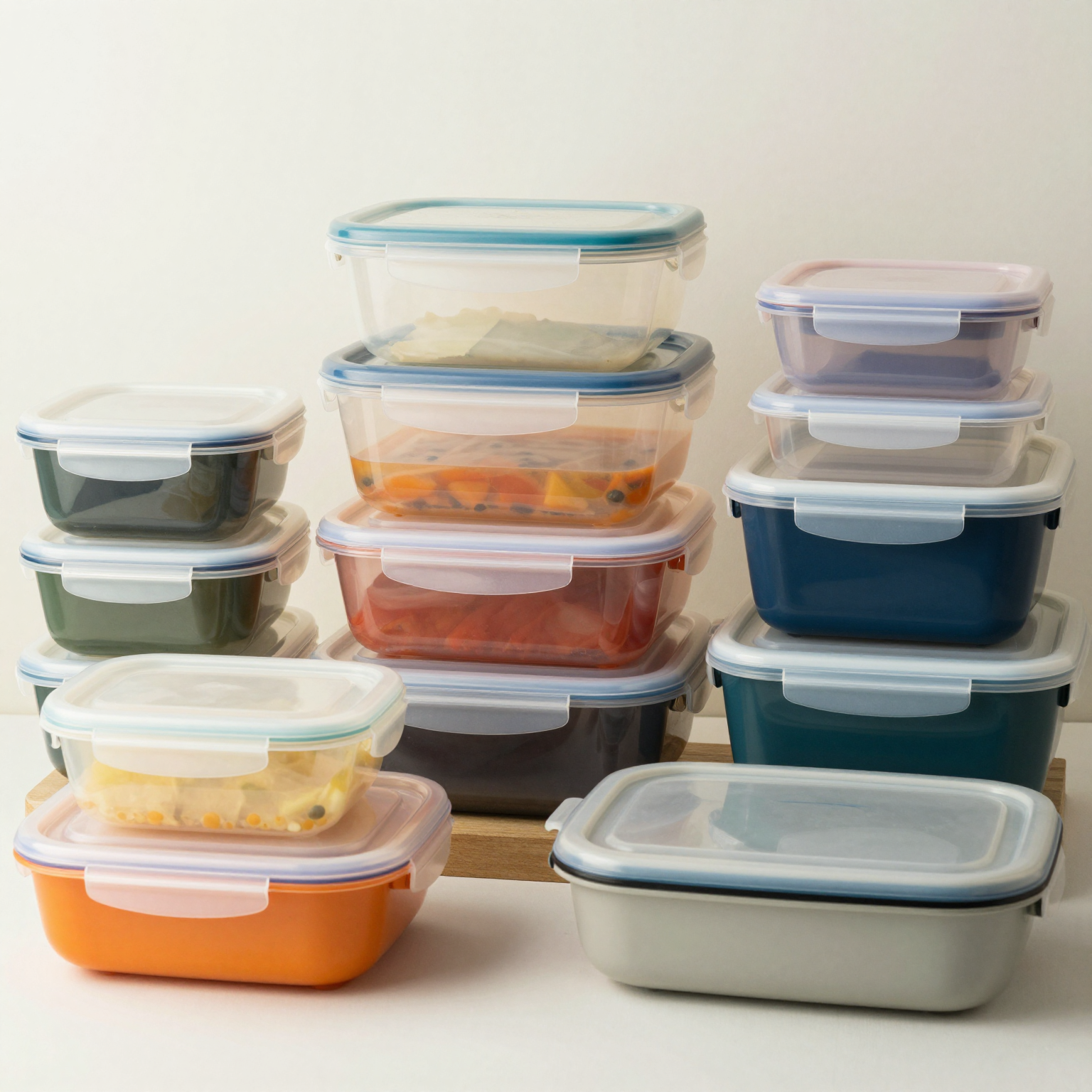 Microwave-safe plastic containers
