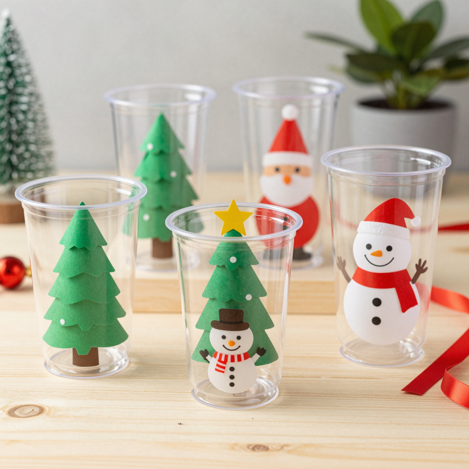 Finished Plastic Cup Crafts