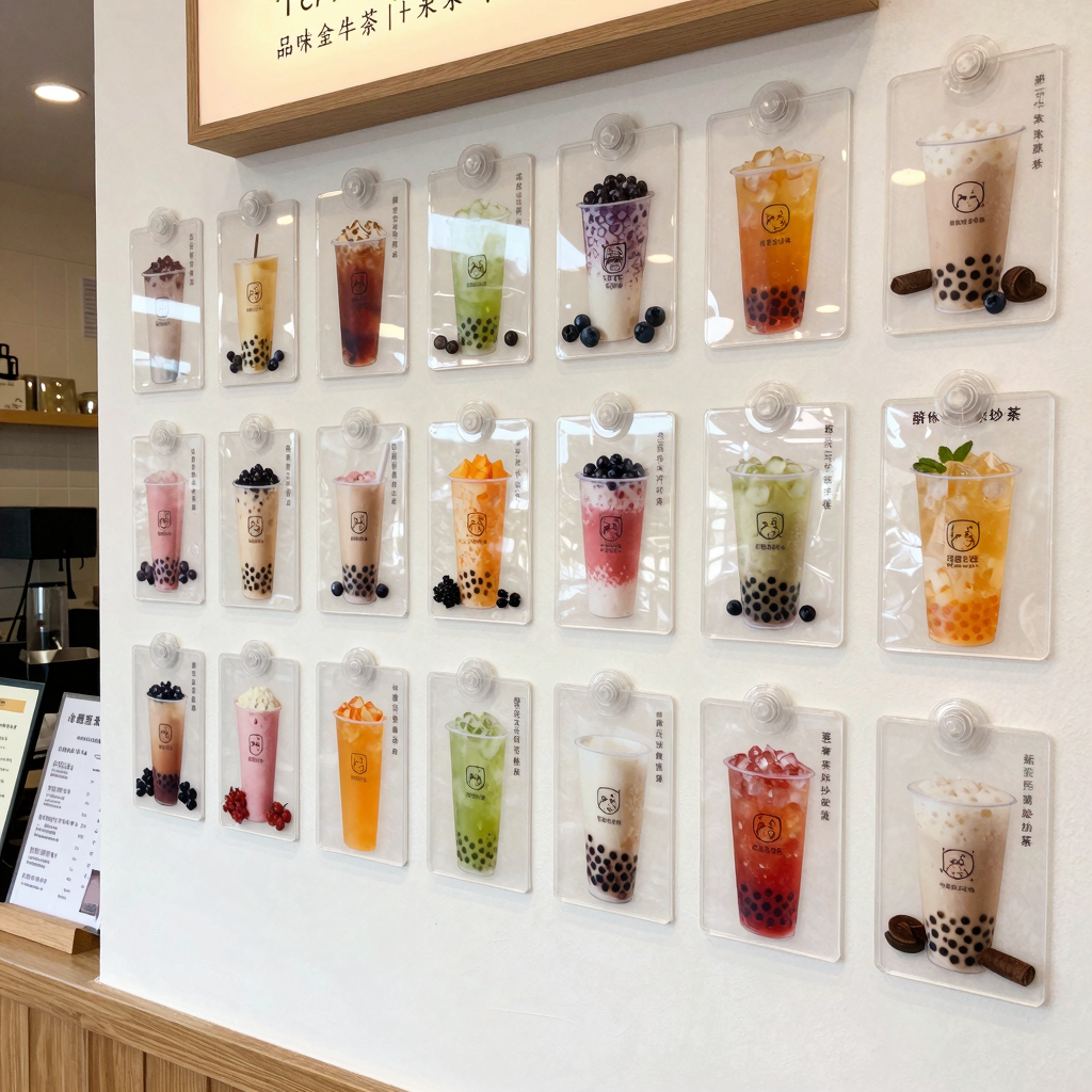 Clear Plastic Cards with Suction Cups