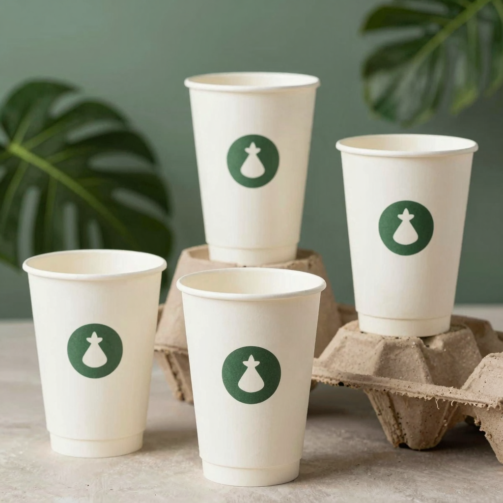 Compostable Paper Coffee Cups