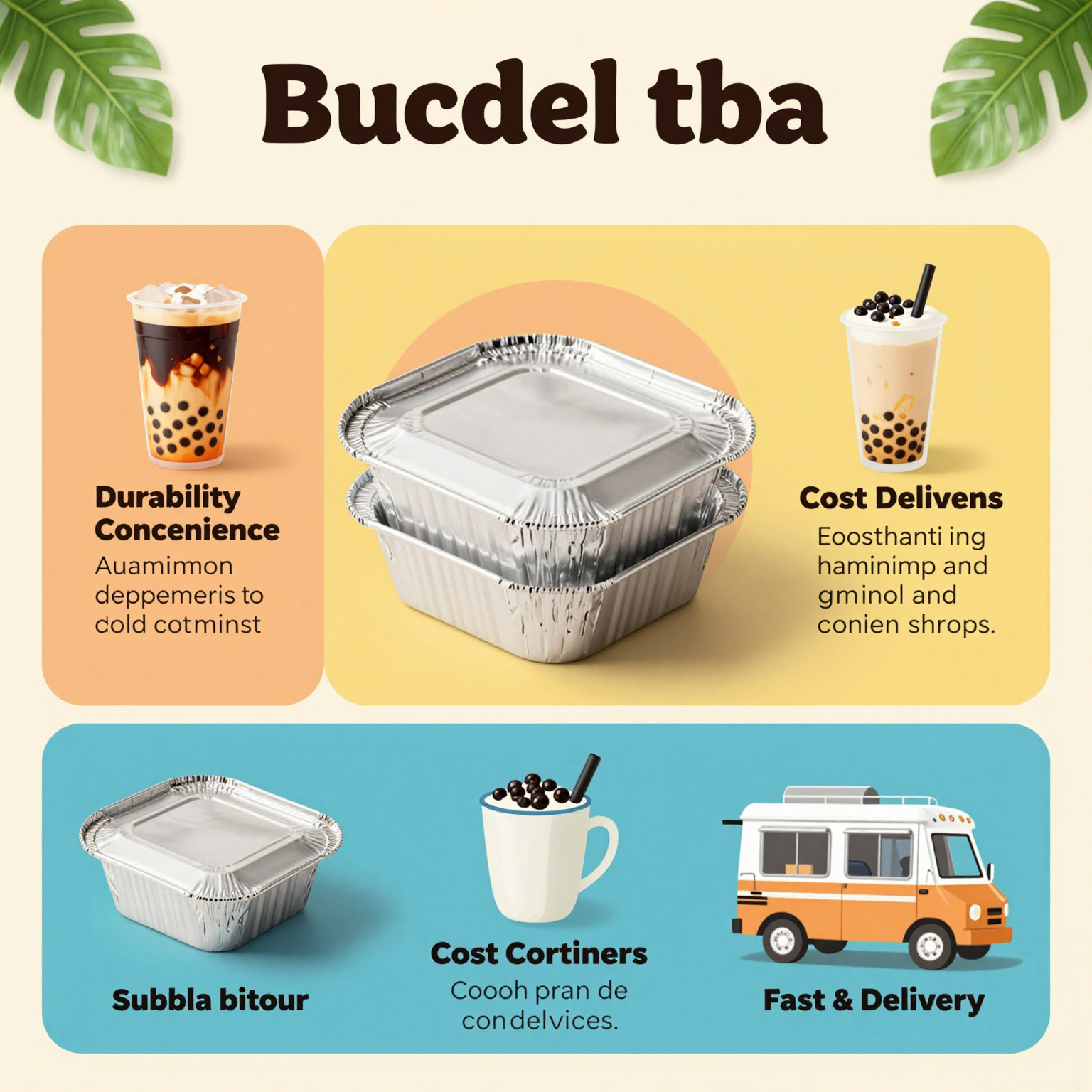 Benefits of Disposable Aluminium Foil Food Containers