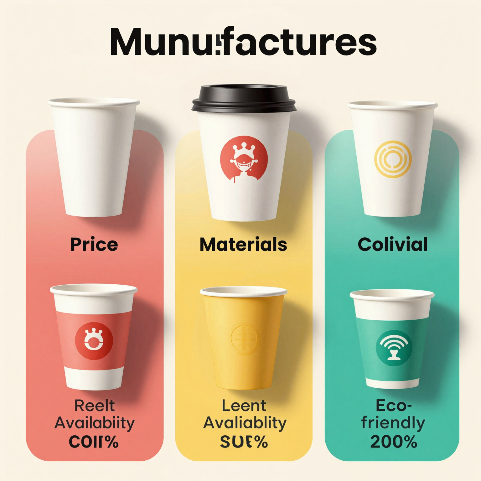 Disposable Coffee Cups Infographic