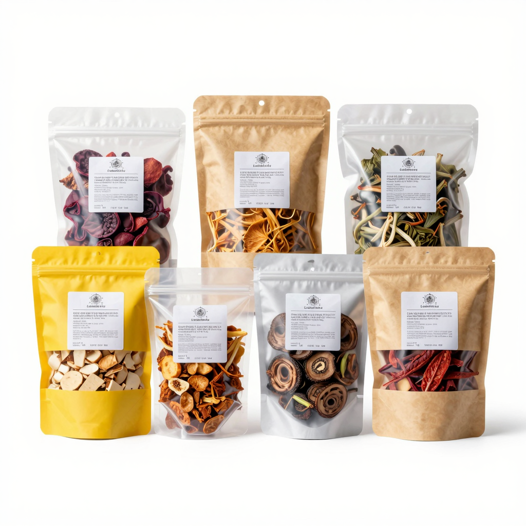 Various Dried Food Packaging Options