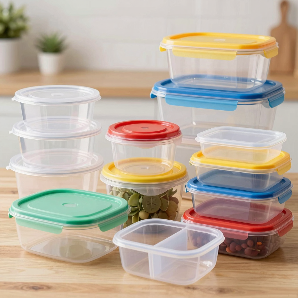 Various Plastic Food Containers
