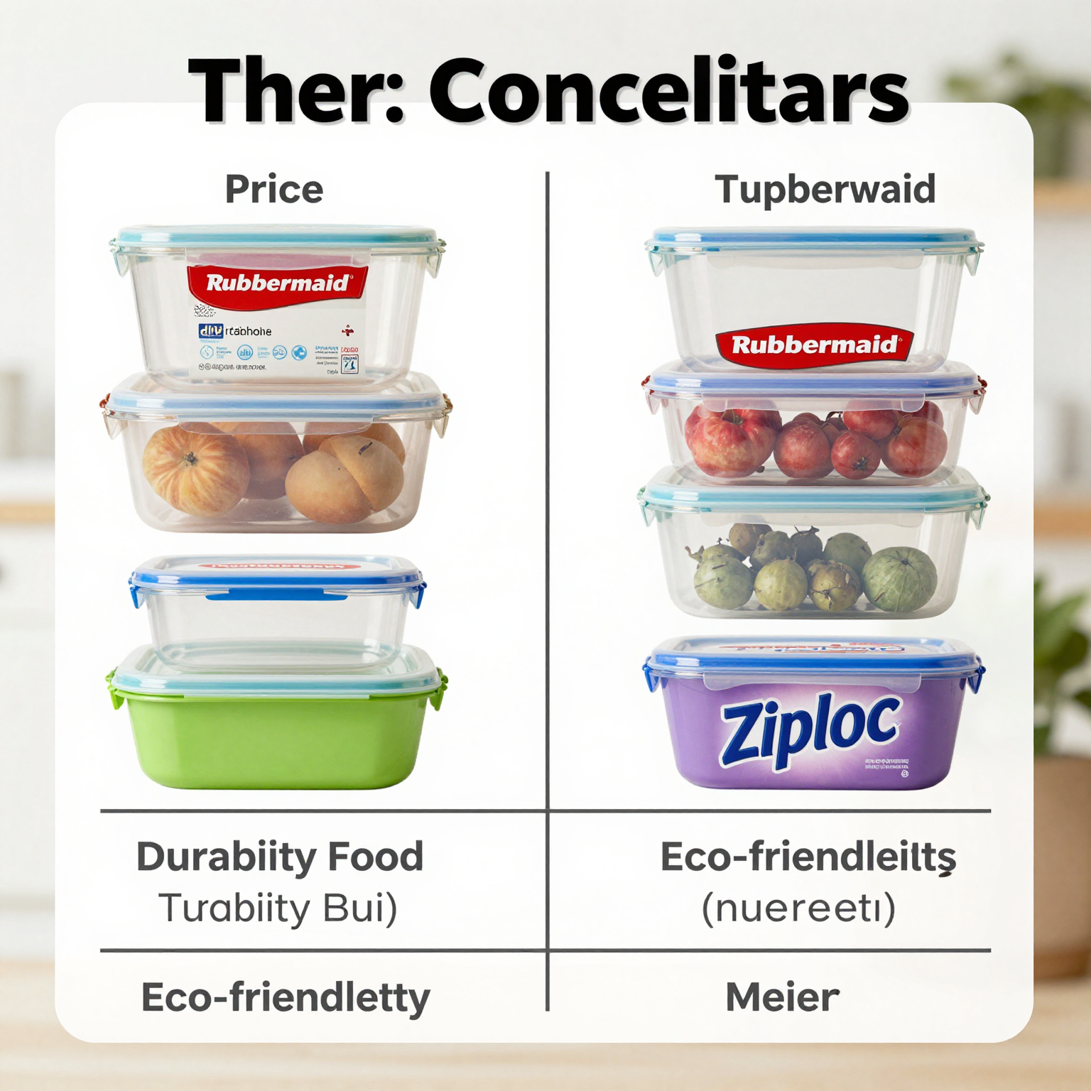 Meijer Plastic Food Containers Comparison