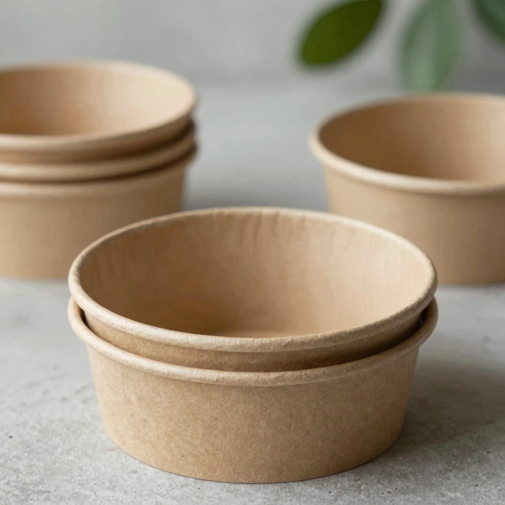Eco-friendly paper food bowls