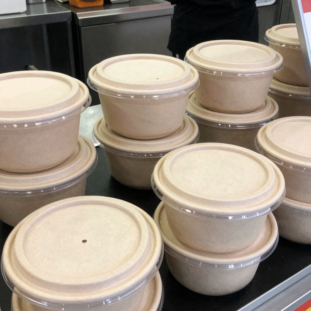 Disposable Plastic Bowls with Lids