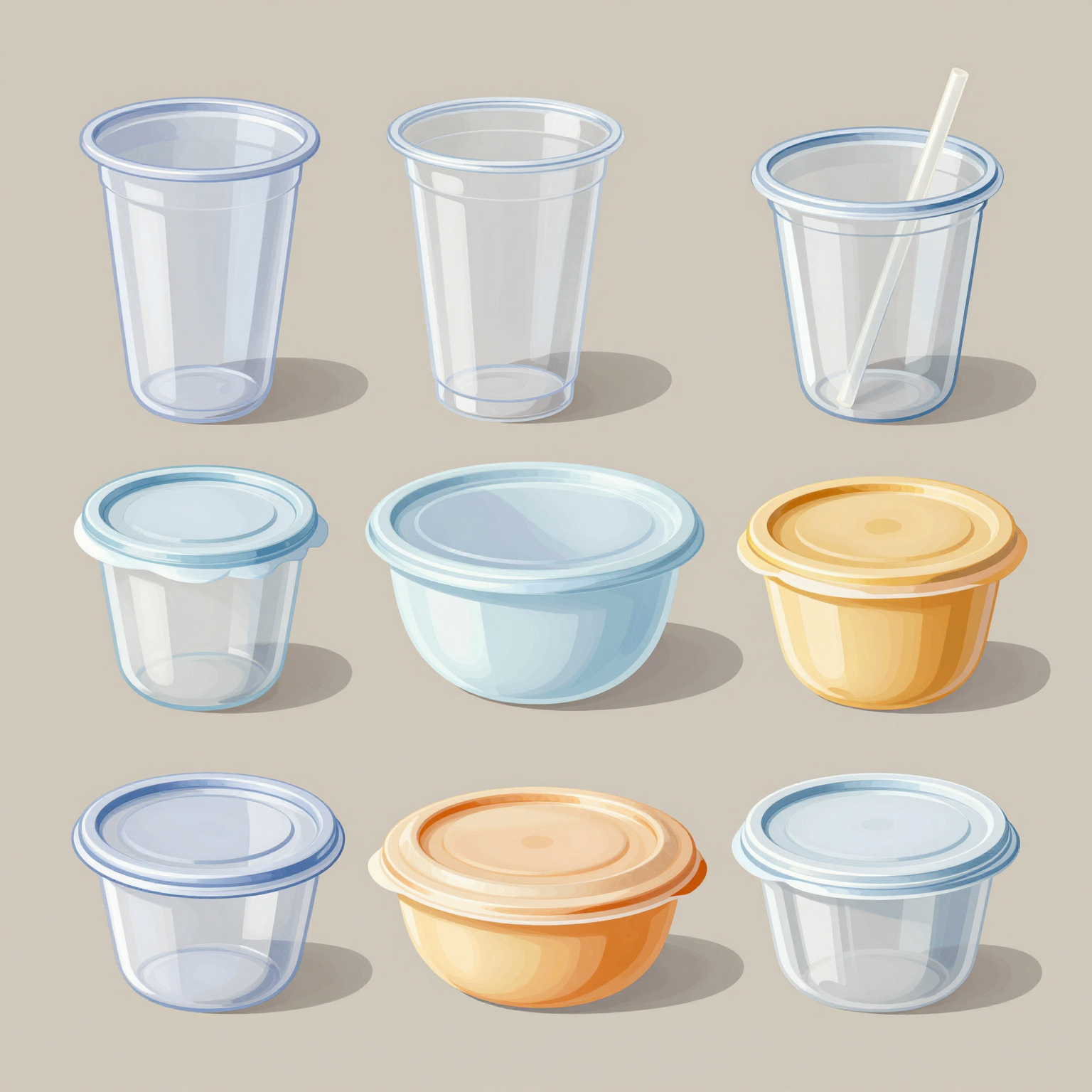 Plastic Food and Drink Containers