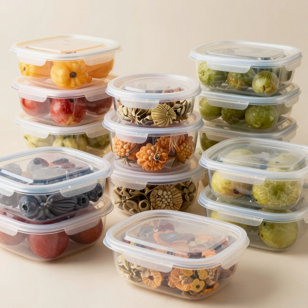 Eco-Friendly Plastic Food Containers